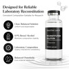 Reconstitution Solution  4 Pack of 30 mL Glass Vials - Deionized Water with 0.9% Benzyl Alcohol | for Research Use Only | Clear and Consistent Composition