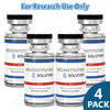 Reconstitution Solution 4 Pack 10ML, Ultra Clean Solution in Premium Glass Vials with Flip-Off Caps Triple Sealed