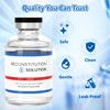 Reconstitution Solution 4 Pack 30ML, Ultra Clean Solution in Premium Glass Vials with Flip-Off Caps Triple Sealed