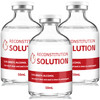 50 ML Reconstitution in Heavy Duty Vials, Ultra Clear 3 Pack, Research Use Only, Made in USA