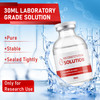 30 Ml Ultra Clear Solution Heavy Duty Glass Vials 3 Pack, 0.22 µm Micron Filtered, Research Use Only, Made in USA