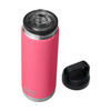 YETI Rambler 26 oz Bottle, Leakproof, Vacuum Insulated, Stainless Steel with Chug Cap, Tropical Pink