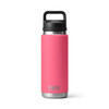 YETI Rambler 26 oz Bottle, Leakproof, Vacuum Insulated, Stainless Steel with Chug Cap, Tropical Pink