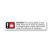 Generic Warning Labels - Oregon Compliant - 1000 Count - Set of 2