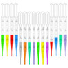 3ml Pipettes Droppers 100Pcs Graduated Disposable Eye Dropper for Lip Gloss Essential Oils Calibrated Plastic Make up Tool for Cosmetic Use