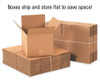 18" x 14" x 12" Plain Brown Corrugated Shipping Box, 32 ECT, 20/Bundle