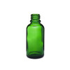 1 oz Green Glass Euro Dropper Bottles w/ 18-415 White Temper Evident CRC Calibrated Dropper- Case of 330