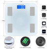 Scales Digital Weight, Smart Body Fat Scale Scales for Body Weight Digital Bathroom Scale Weighing Scale Weight Scale Step-On Technology 400lb