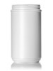 32 oz white HDPE single wall canister with 89-400 neck finish- Case of 108