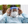 Clear Anti-Fog Reusable Face Shield with Adjustable Headband - Box of 10