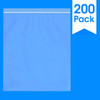 200 Count - 13 X 15" - 2 Gallon Clear Plastic Reclosable Zip Poly Bags with Resealable Lock Seal Zipper - 2 Mil