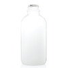 4 oz Matt White Glass Bottle 22-400 Neck Finish