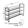 Spice Rack with 24 Empty Round Spice Jars, 396 Spice Labels with Chalk Marker and Funnel Complete Set