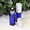 Blue Roller Bottles for Essential Oils (12 PACK) - Roll-On Leakproof Empty Roller Bottles with Stainless Steel Inserts - Oils and Aromatherapy (5ml)