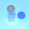 10ml Glass Bottle with lid. Transparent Vial (B-50Pcs)