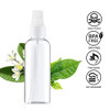 Clear 100ml(3.4oz) Refillable Sprayer Bottles Fine Mist Spray Bottle Container for Essential Oils, Travel, Perfumes, 12 Pcs