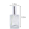 12pcs Refillable Glass Atomizer Spray Bottles with Funnels Pipettes Dispenser for Perfume,Fragrance,Lotion,Essential Oil