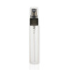 20 Pack Set 10ML Protable Refill Bulk Atomizer Spray Travel Perfume Bottle Hydrating Empty Bottle (Clear-Black)