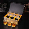 Whiskey Glasses Set of 6 with Elegant Gift Box,10 Oz Premium Old Fashioned Crystal Glass Tumbler for Liquor, Scotch, Cocktail or Bourbon Drinking Tasting