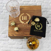 Premium Whiskey Stones and Glass Set