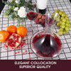 Mafiti Wine Decanter Aerator Crystal Glass Wine Carafe with 2 Red Wine Glasses,Premium Christmas Wine Gift(56 OZ)