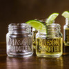 Mason Jar Shot Glasses with Lids (Set of 8)  Mini Mason Shooter Glass - 2 Ounces - For Drinks, Liquor, Favors, Desserts, Parties, Birthdays, Gifts