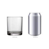 Classic 12-ounce Premium Quality Plastic Tumblers | set of 6 Clear