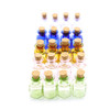 2ml Small Mini Glass Bottles Jars with Cork Stoppers.Wishing bottle drifting bottle wedding party DIY Etc. (J-20Pcs)