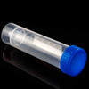 50 Pcs 50ml Plastic Centrifuge Tubes with Blue Screw Cap Conical Bottom, Abuff Plastic Test Tube for Cold Storage