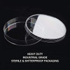 30 PCS Plastic Petri Dish, 90mm Dia  15mm Deep Clear Petri Dish with Lid Sterile Culture,Package Equipped with 100 PCS 3ml Transfer Pipettes