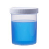 Plastics 42416 Wide-Mouth Jar with Cap, 8oz, Natural, 48 Piece