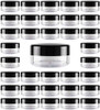 5ml/5g Small Containers With Lids - 35Pcs Plastic Jars With Lids (Black) - Small Plastic Containers With Lids for Cosmetics Lip Balm Candles Tea Pills Herbs Mints Spice Salve Powders & DIY Products
