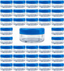 5ml/5g Small Containers With Lids - 35Pcs Plastic Jars With Lids (Blue) - Small Plastic Containers With Lids for Cosmetics Lip Balm Candles Tea Pills Herbs Mints Spice Salve Powders & DIY Products