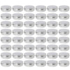 Moretoes 48 Pack 2 Oz Metal Round Tins Aluminum Tin Cans Containers with Screw Lid for Salve, Spices or Candies