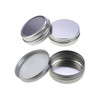 LJY 24 Pieces Round Aluminum Cans Screw Lid Metal Tins Jars Empty Slip Slide Containers (2 oz)