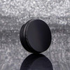 Screw Top Black Aluminum Tin Jar with Screw Lid and Blank Labels - 23pcs, 2oz