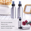 10 Pack 4oz/ 120ml Aluminum Fine Mist Spray Bottles Metal Fine Mist Refillable Atomizer Bottles for Travel Cosmetic Perfume Storage
