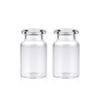 20mm, Borosilicate Glass Standard Crimp Headspace Vial, 6ml Capacity, Flat Bottom, Beveled Finish, Short Neck, 22x38mm, Pack of 100