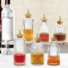 Bitters Bottle Set of 6 - Glass Bitter Bottle, with Zinc Alloy Dash Top, Great Bottle for Your Bitters - DSBT6 (6)