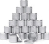 Candle Tins 24pcs 4oz for DIY Candle Making Round Storage Containers Metal Travel Tins with Lids