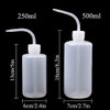 Tattoo Wash Bottle - Yuelong 2Pcs 500ml&250mL Safety Wash Bottle Watering Tools,Economy Plastic Squeeze Bottle for Medical Label Tattoo Supplies