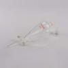 StonyLab Borosilicate Glass 125ml Heavy Wall Conical Separatory Funnel with 19/26 Joints and PTFE Stopcock - 125mL