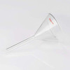 StonyLab 2-Pack Glass Heavy Wall Funnel Borosilicate Glass Funnel, Short Stem 100mm Diameter, 100mm Stem Length