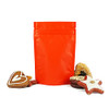 100PCS Matte Double-Sided Colored Stand-Up Bags (10x15cm (4x6"), Flat Red)