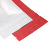 100PCS Matte Clear Front Red Back Stand-Up 1oz Bags (8.5x13cm (3.3x5.1"), Translucent/Red)