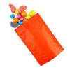 100PCS Matte Double-Sided Colored Stand-Up Bags (14x20cm (5.5x7.9"), Flat Red)