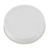 70-450 White Metal CT Lid | Massilly Caps - Bag of 250