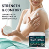 Hemp Cream - Made in USA - 4 fl oz - Natural Cream for Discomfort in Knees, Joints and Lower Back - Hеmp Oil Extract Cream with Arnica & Menthol