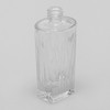 1.7 oz (50ml) Line-Shaped Clear Glass Bottle (Heavy Base Bottom) -  Case of 72