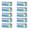 Litepak Premium Disposable Face Masks (500 Masks (10 Boxes), Yellow)